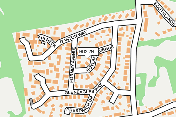 HD2 2NT map - OS OpenMap – Local (Ordnance Survey)