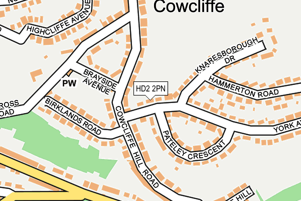 HD2 2PN map - OS OpenMap – Local (Ordnance Survey)