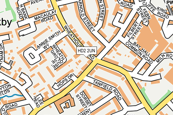 HD2 2UN map - OS OpenMap – Local (Ordnance Survey)