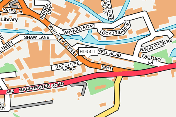 Map of BEAVER SPORTS (YORKSHIRE) LTD at local scale