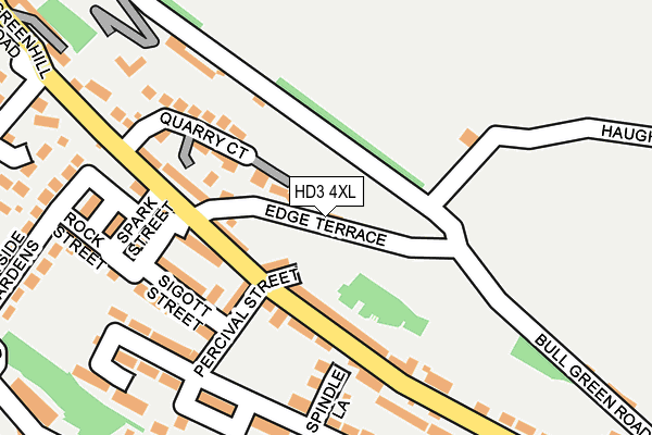 HD3 4XL map - OS OpenMap – Local (Ordnance Survey)