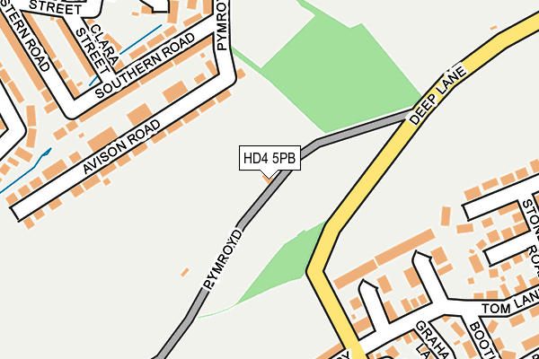 HD4 5PB map - OS OpenMap – Local (Ordnance Survey)