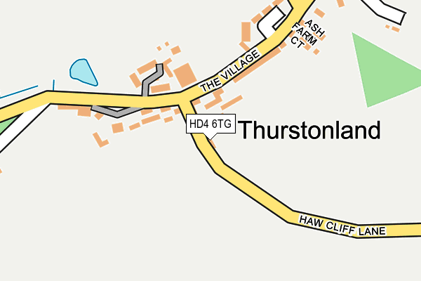 HD4 6TG map - OS OpenMap – Local (Ordnance Survey)