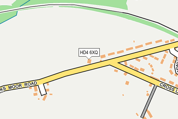 HD4 6XQ map - OS OpenMap – Local (Ordnance Survey)