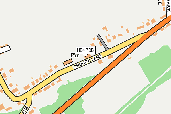 Map of HANVEY CORPORATE LIMITED at local scale