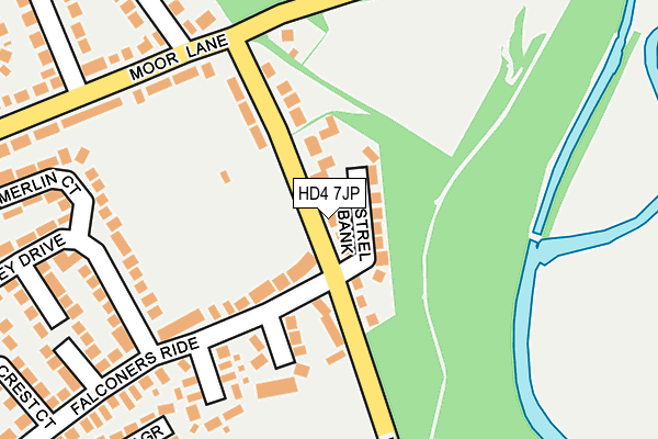 HD4 7JP map - OS OpenMap – Local (Ordnance Survey)