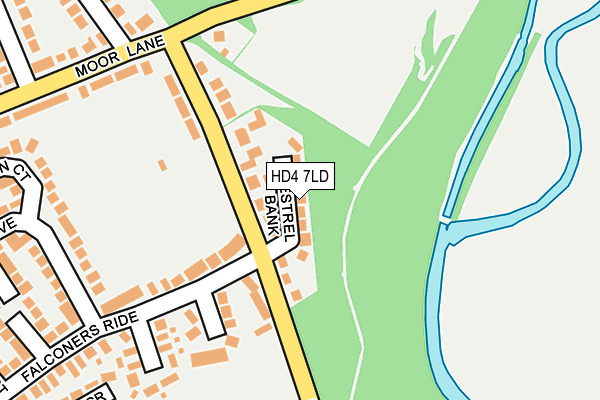 HD4 7LD map - OS OpenMap – Local (Ordnance Survey)