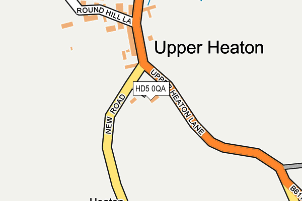 HD5 0QA map - OS OpenMap – Local (Ordnance Survey)