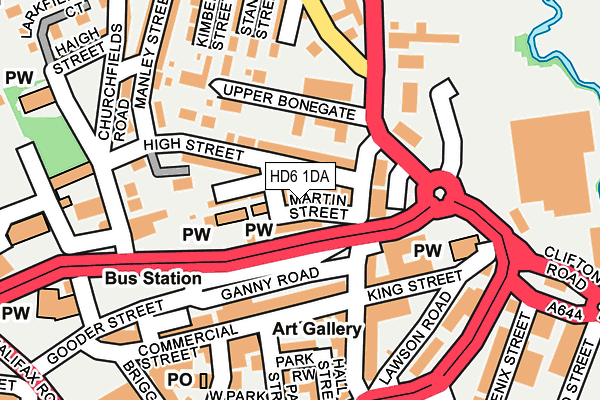 Map of WEST YORKSHIRE ROAD SAFETY LTD at local scale