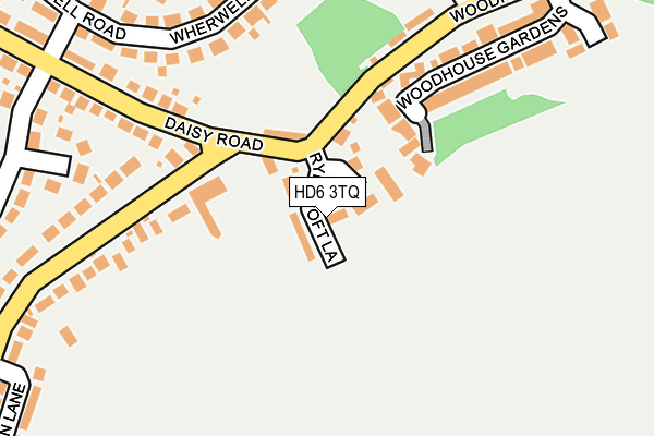HD6 3TQ map - OS OpenMap – Local (Ordnance Survey)