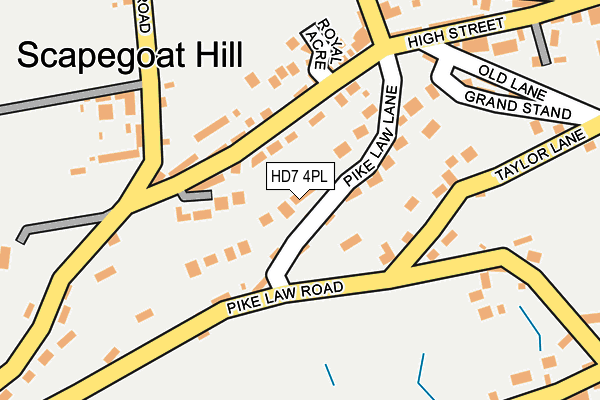 Map of CUTOUTS LIMITED at local scale