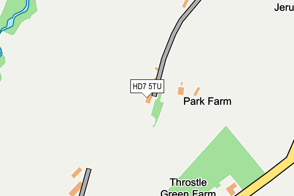 HD7 5TU map - OS OpenMap – Local (Ordnance Survey)