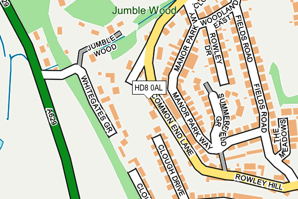 Map of BANKFOOT FINANCIAL SERVICES LIMITED at local scale