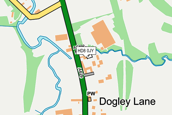 Map of FSK TRANSPORT LTD at local scale