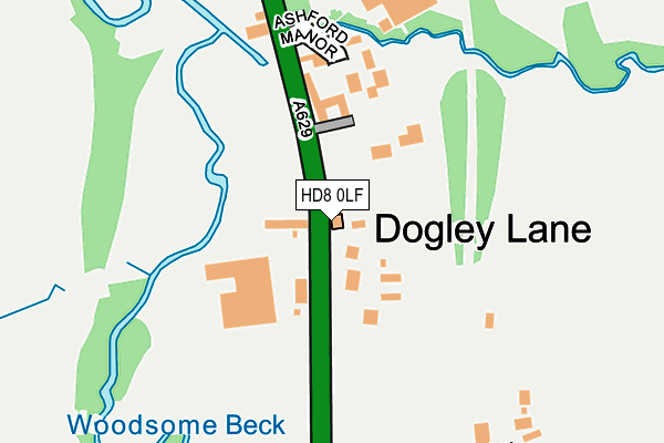 Map of DOGLEY APARTMENTS MANAGEMENT COMPANY LIMITED at local scale