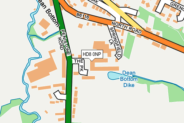 Map of THEMORTGAGEHELP LTD at local scale