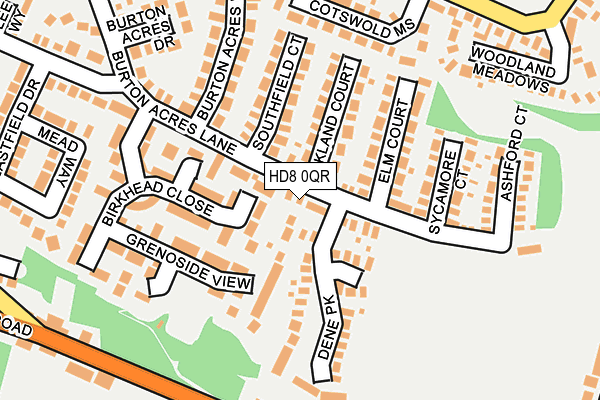 Map of AJ HARRISON PROPERTIES LIMITED at local scale