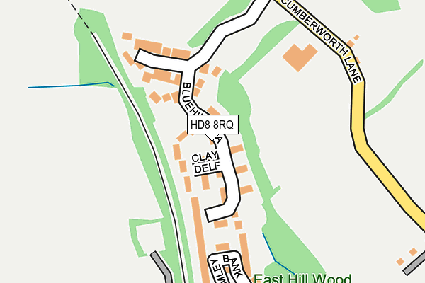 Map of ROADCARR LIMITED at local scale