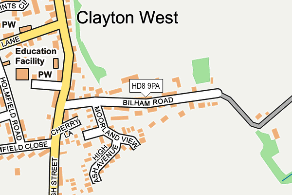 Map of BLUEMET LTD at local scale
