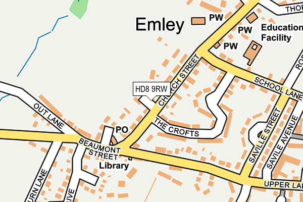 Map of TOM GIBSON SERVICES LTD at local scale
