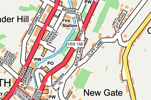 Map of AB-SERV LTD at local scale