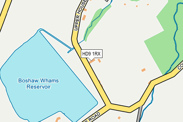 HD9 1RX map - OS OpenMap – Local (Ordnance Survey)
