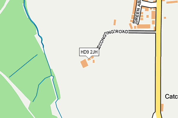 HD9 2JH map - OS OpenMap – Local (Ordnance Survey)