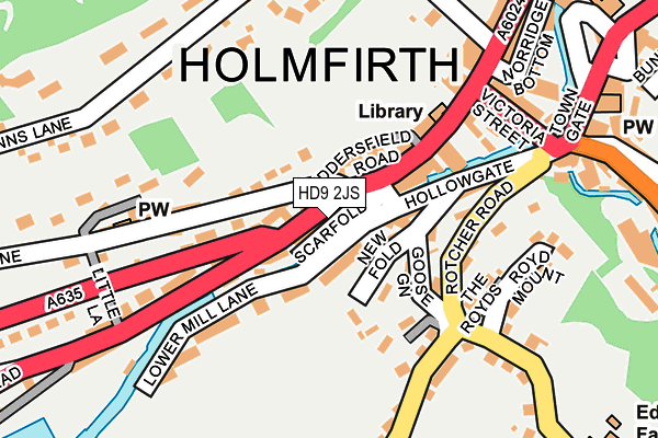 Map of THOBOW BUSINESS LTD at local scale