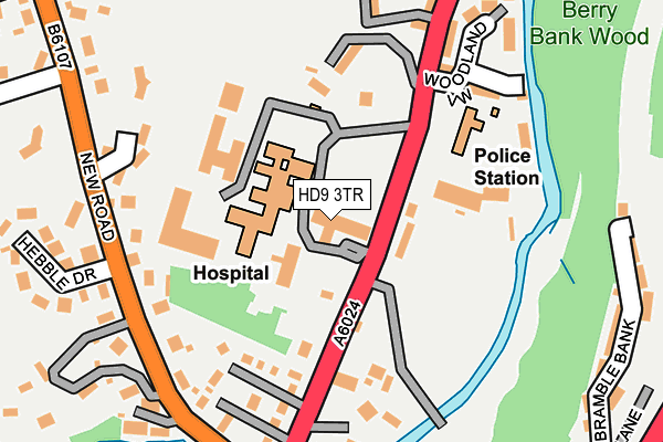 Map of THE VALLEYS PCN LIMITED at local scale