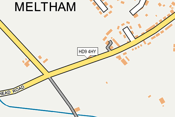 HD9 4HY map - OS OpenMap – Local (Ordnance Survey)