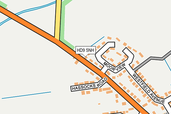 HD9 5NH map - OS OpenMap – Local (Ordnance Survey)