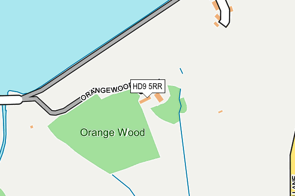 HD9 5RR map - OS OpenMap – Local (Ordnance Survey)