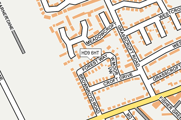 Map of REVIVAL ROOFLINE LIMITED at local scale