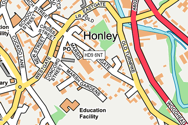 Map of KYND MEDISPA & BROW BAR LTD at local scale