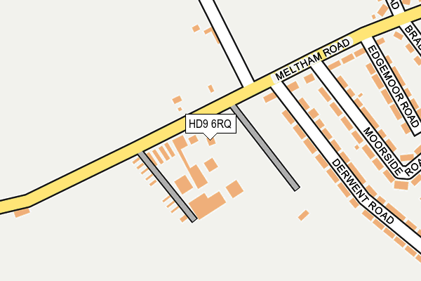 HD9 6RQ map - OS OpenMap – Local (Ordnance Survey)