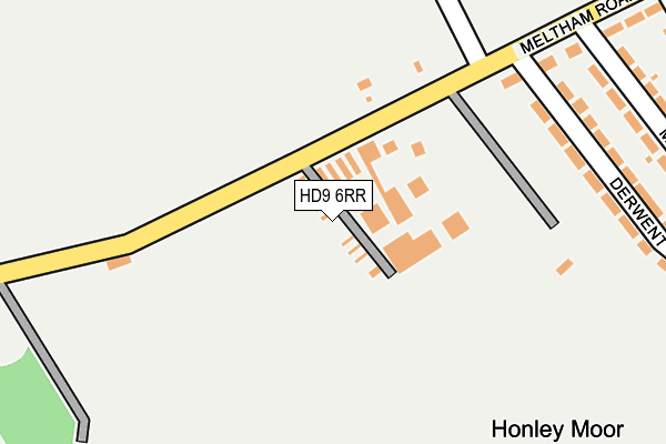 HD9 6RR map - OS OpenMap – Local (Ordnance Survey)
