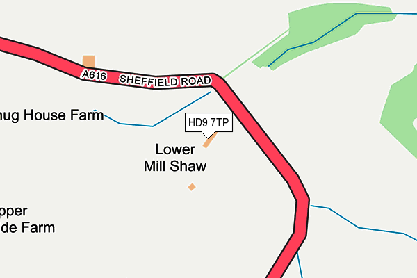 Map of LEAS HALL MANAGEMENT LIMITED at local scale