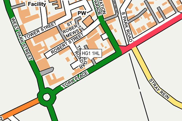 Map of 14 YORK PLACE LIMITED at local scale