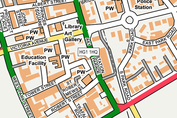 Map of UTILITY LINE LTD at local scale