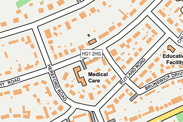 HG1 2HG map - OS OpenMap – Local (Ordnance Survey)