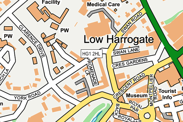 HG1 2HL map - OS OpenMap – Local (Ordnance Survey)