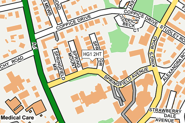 HG1 2HT map - OS OpenMap – Local (Ordnance Survey)