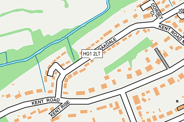 HG1 2LT map - OS OpenMap – Local (Ordnance Survey)