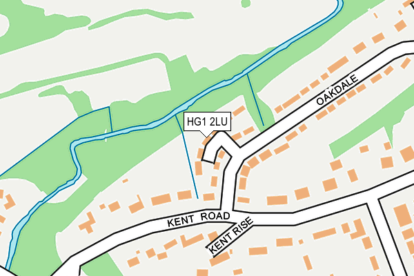 HG1 2LU map - OS OpenMap – Local (Ordnance Survey)