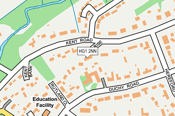 HG1 2NN map - OS OpenMap – Local (Ordnance Survey)