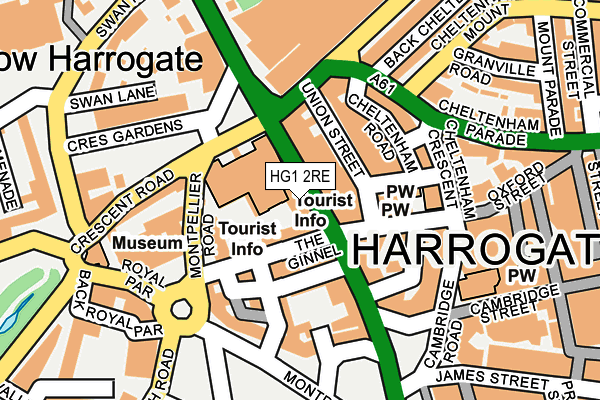 HG1 2RE map - OS OpenMap – Local (Ordnance Survey)