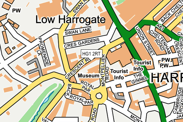 HG1 2RT map - OS OpenMap – Local (Ordnance Survey)