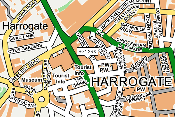HG1 2RX map - OS OpenMap – Local (Ordnance Survey)