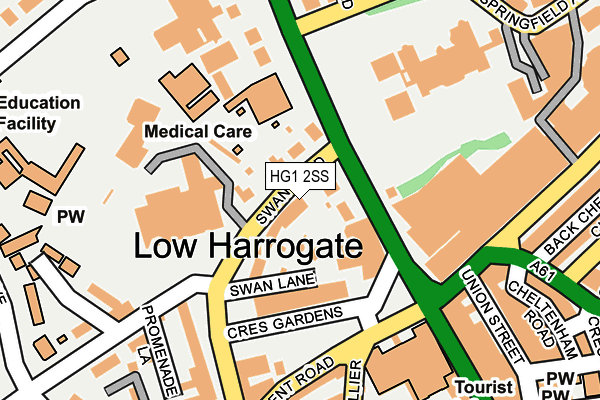 HG1 2SS map - OS OpenMap – Local (Ordnance Survey)
