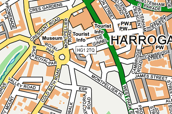 HG1 2TQ map - OS OpenMap – Local (Ordnance Survey)